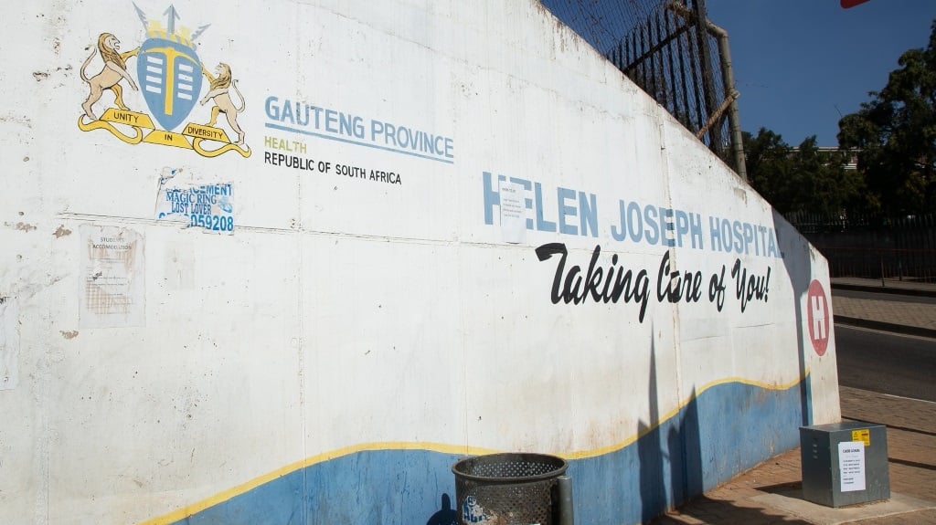 This is a general view of Helen Joseph Hospital. Helen Joseph Hospital is a government public hospital with a sole key responsibility of providing tertiary health care services to the community of Gauteng. (Luba Lesolle/Gallo Images)