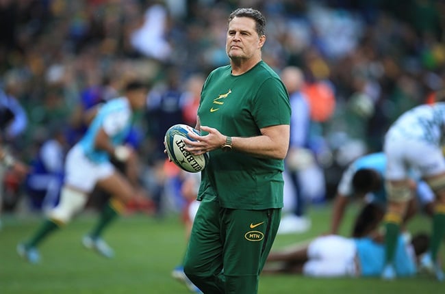 Springbok coach Rassie Erasmus expects Argentina to be a tough nut to crack at home. (Bertram Malgas/News24)