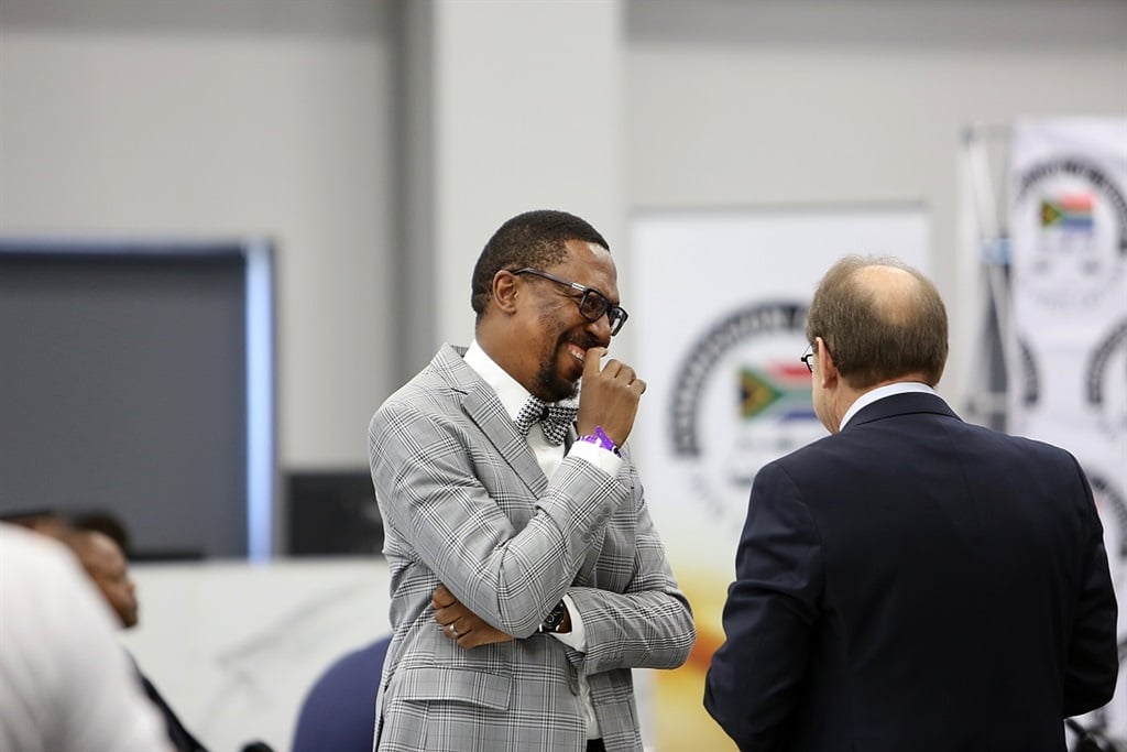 Advocate Terry Motau joins advocates Paul Pretorius and Matthew Chaskalson at the Investigating Directorate. (Alon Skuy/Tiso Blackstar Group/Gallo Images)
