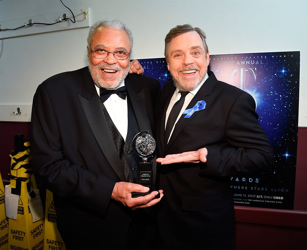 James Earl Jones and Mark Hamill attend the 2017 T