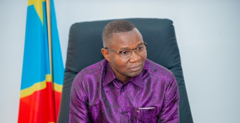 The DRC's foreign trade minister, Julien Paluku. (@julienpalukucom/X formerly Twitter)