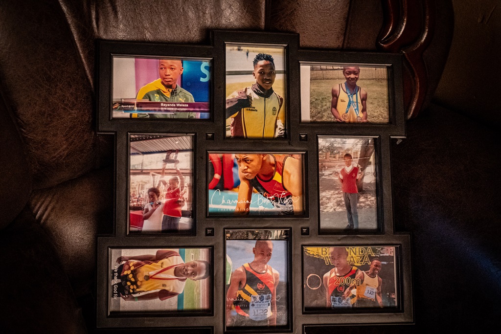 A collection of Bayanda Walaza's photos from previous competitions. (Alfonso Nqunjana/News24)