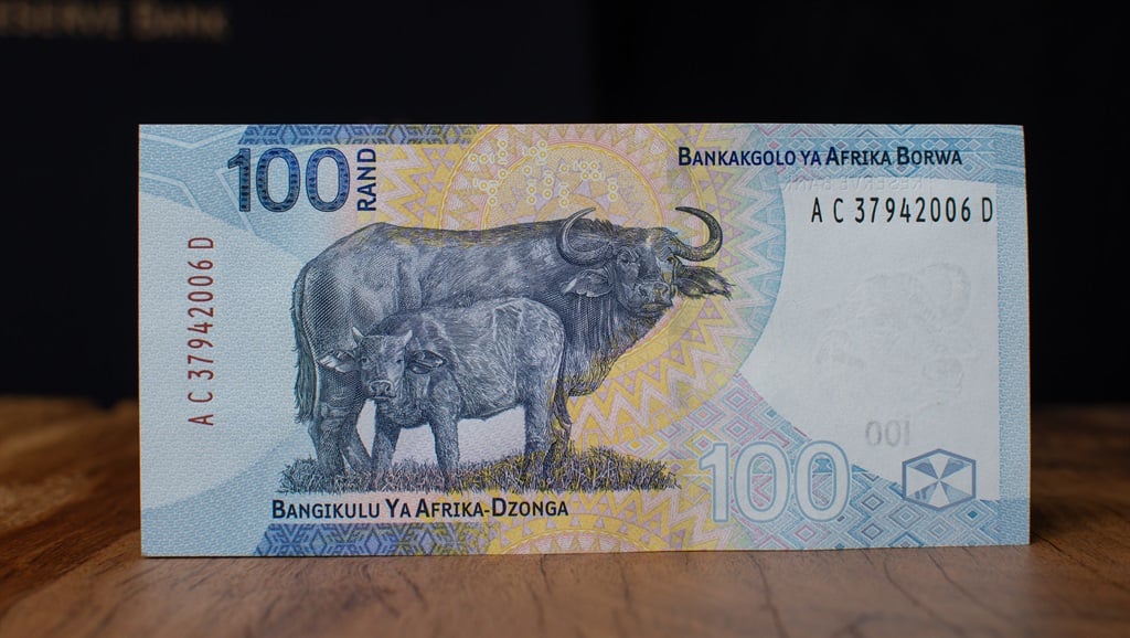 The new R100 South African note. 