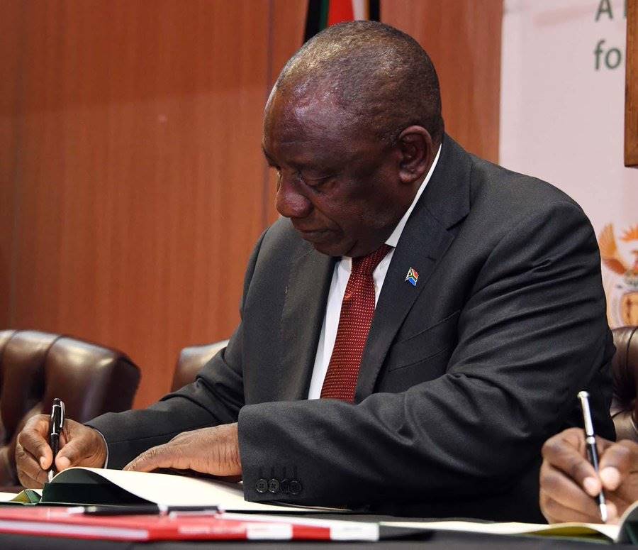 President Cyril Ramaphosa signed the BELA Bill on Friday. (GCIS/Supplied)