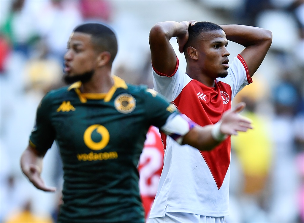 Ashley Cupido of Cape Town Spurs during the Premiership match against Kaizer Chiefs at Cape Town Stadium in May this year. (Ashley Vlotman/Gallo Images)