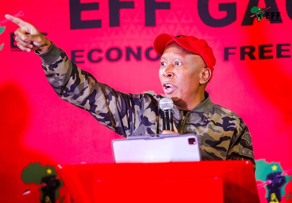 EFF president Julius Malema is seen in Orlando, Soweto. (EFF/X [formerly known as Twitter])