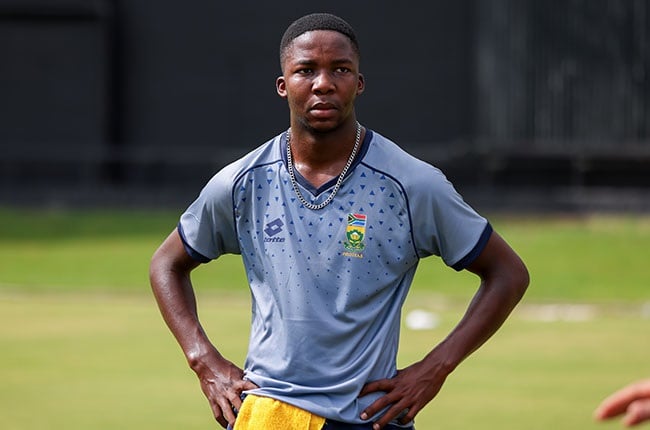 Kwena Maphaka is getting his first taste of international cricket in the West Indies. (Daniel Prentice/Gallo Images)