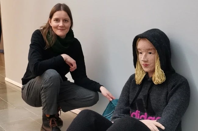 Wool whizz creates impressive sculptures through crochet and