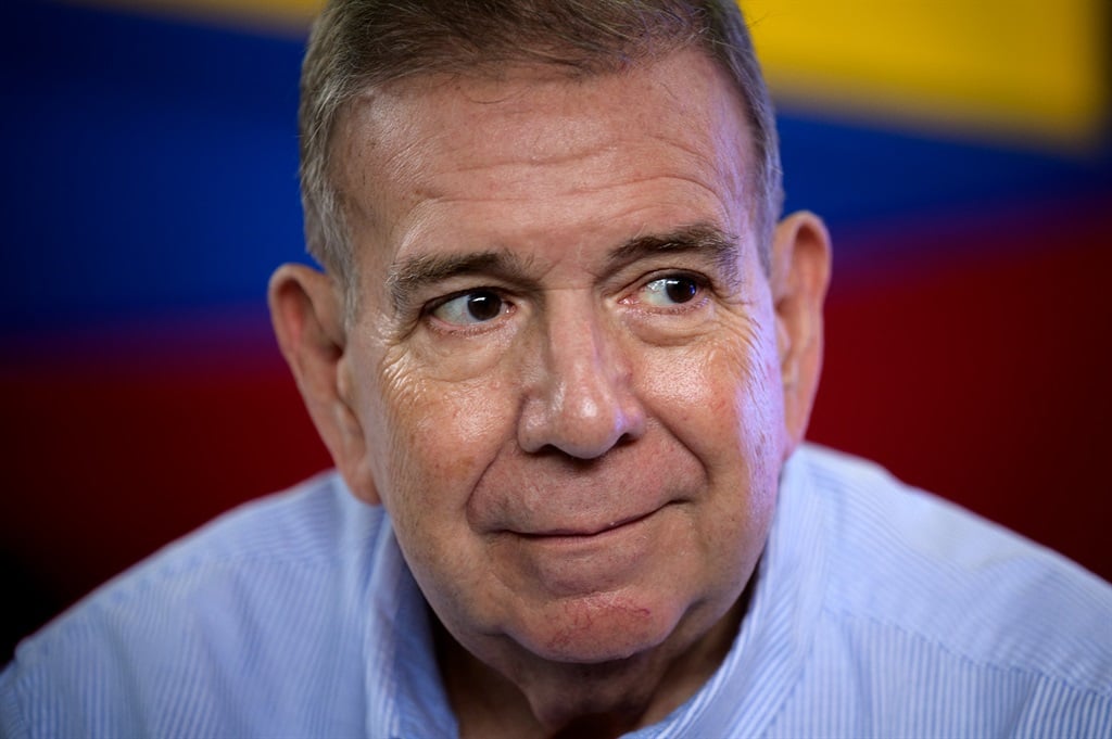 Edmundo Gonzalez Urrutia at an event in Caracas in May 2024. (Gabriela Oraa / AFP)