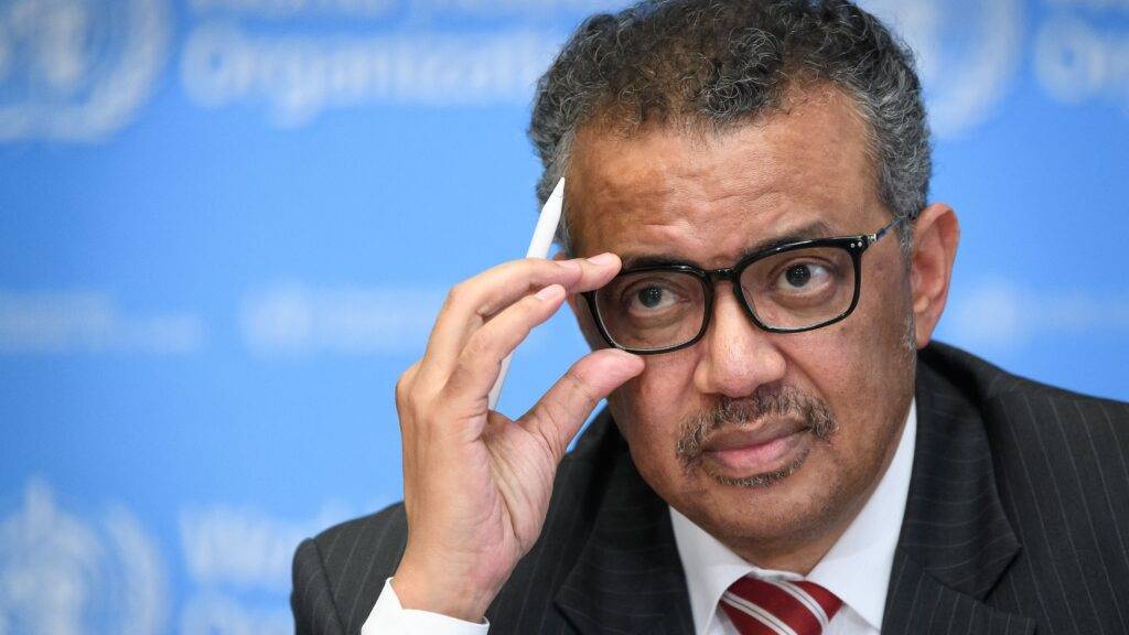 Dr. Tedros adhanom ghebreyesus, director-general of the who. Photo : getty images