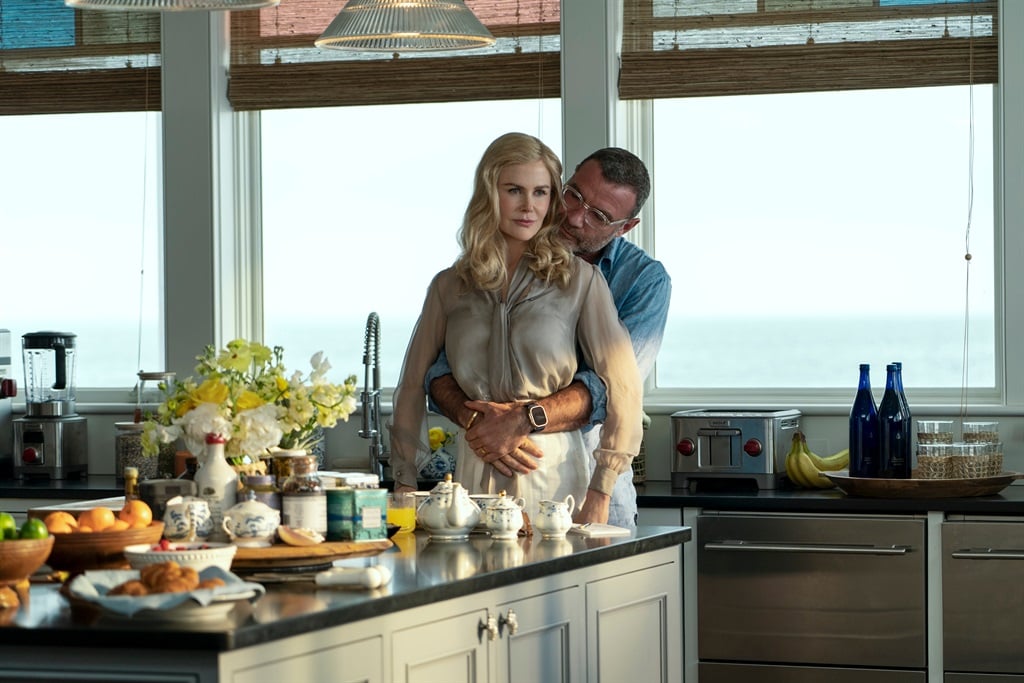 (L to R) Nicole Kidman as Greer Winbury, Liev Schreiber as Tag Winbury in The Perfect Couple. (Seacia Pavao/Netflix)