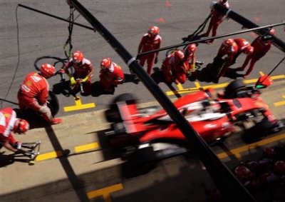 <b>FERRARI TO HIT BACK:</b> Ferrari will be bringing a revised power unit to the 2016 Canadian GP, which they hope will make them competitive again. <i>Image: AP / Emilio Morenatti</i> 