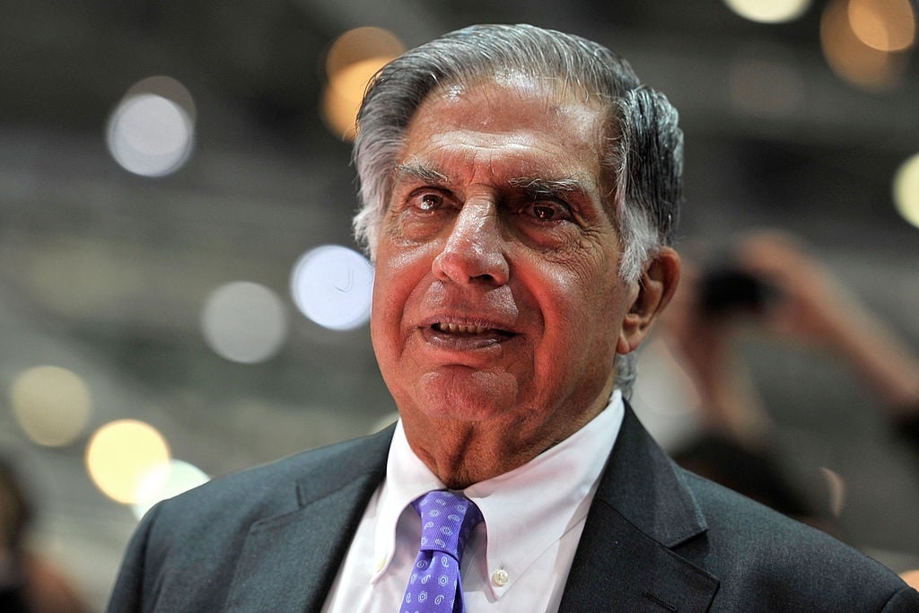 Former Tata Group chair Ratan Tata (Photo by Harold Cunningham/Getty Images)