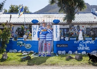 These Stormers fans’ blood is blue — and so is their house, and everything they own