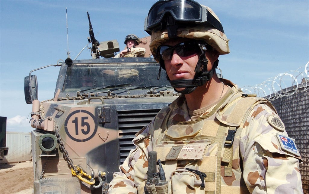 A 2007 photo of Australian soldiers in the NATO-led International Security Assistance Force (ISAF) in Tirin Kot, Afghanistan. (SHAH MARAI / AFP)