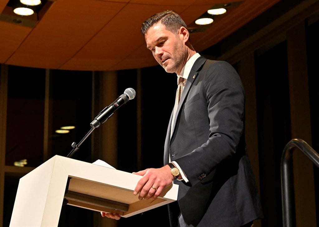 Swedish Minister for International Development Cooperation and Foreign Trade Johan Forssell. (Steve Jennings/Getty Images/AFP)
