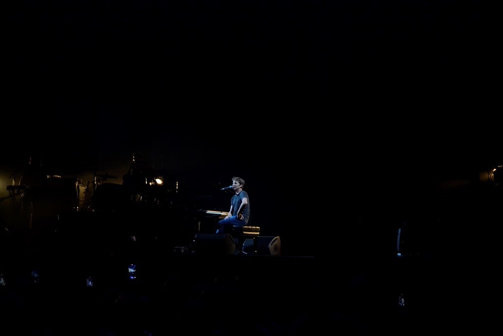 James Blunt performs at the Grand Arena, Grand Wes