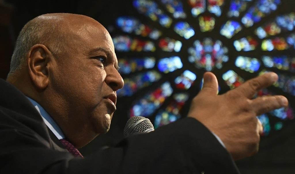 Pravin Gordhan  during the memorial service of ANC stalwart Ahmed Kathrada on 7 April 2017 in Cape Town. (Brenton Geach/Gallo Images)