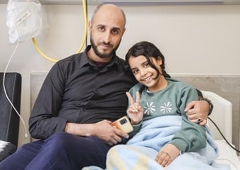 Palestinian dad's decision to flee to SA with child while his other kids are trapped in Gaza