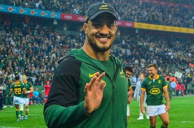 Salmaan Moerat paid homage to fellow lock Eben Etzebeth, who will draw level with Victor Matfield on 127 caps. (Gallo Images)