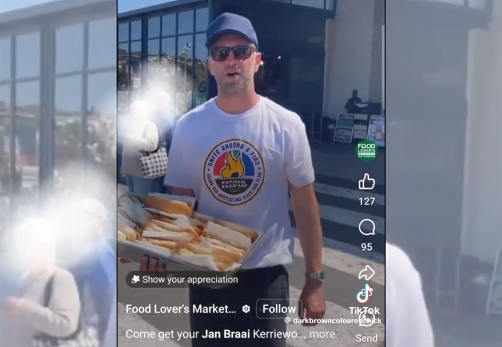 News24 | UPDATE | CCTV reveals coloured shopper received boerie roll from Jan Braai, quashing claims of racist incident