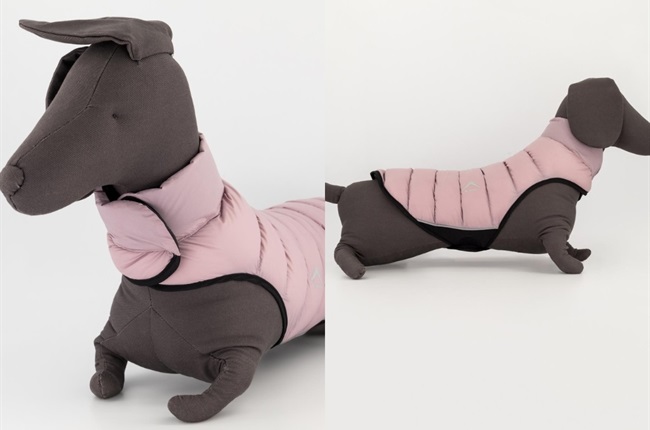 New arrival on the furry fashion scene: K-Way selling pooch puffer