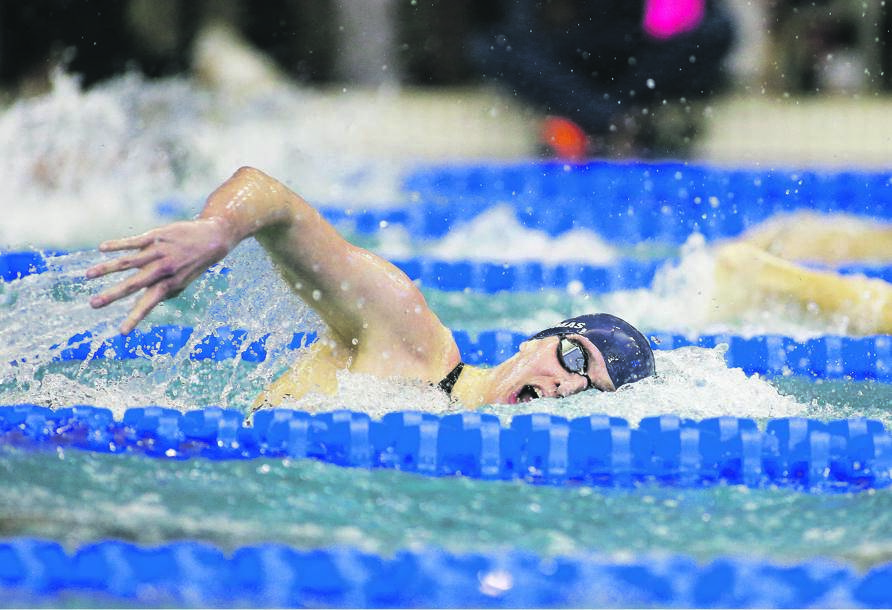 Anti-woke campaigner goes viral as transgender swimmer takes to the pool