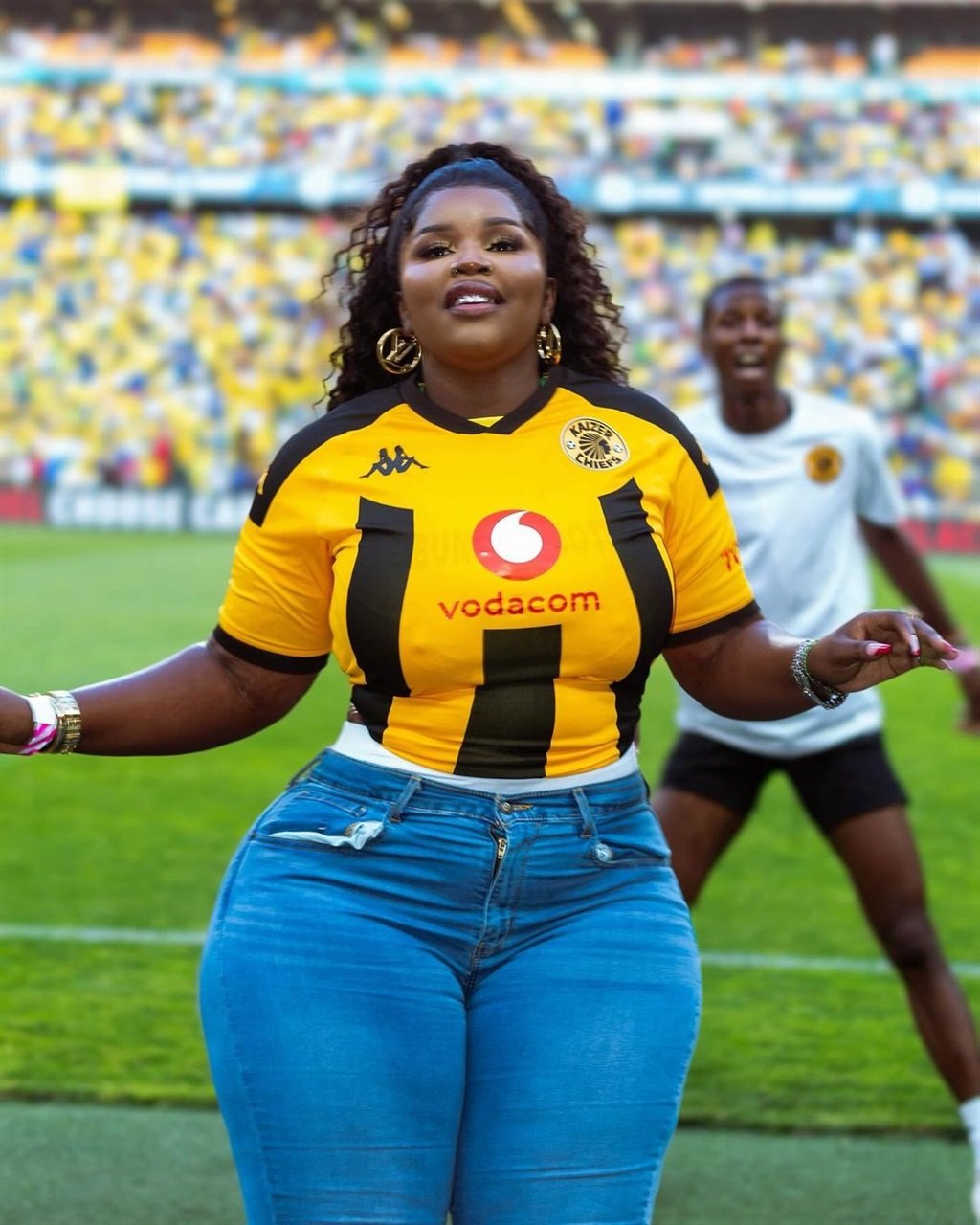 Soccerladuma |  Amapiano Artist Reveals Her True SA Football Allegiance  