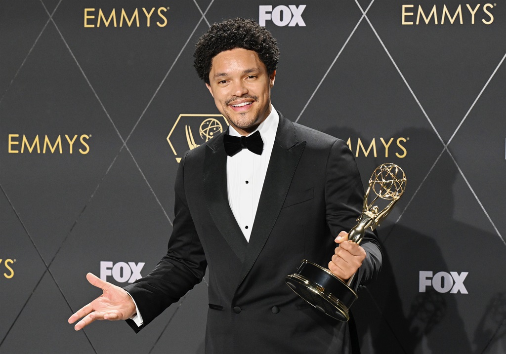 Trevor Noah wins Outstanding Variety Series award for The Daily Show. Photo by Getty Images