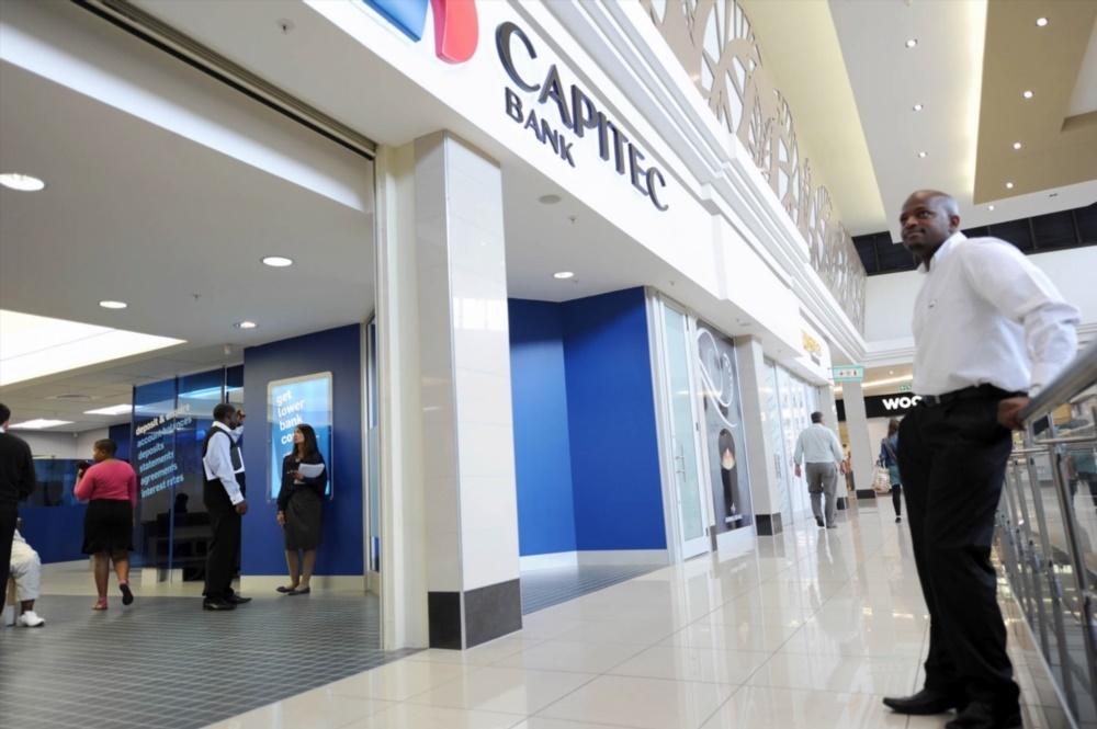 Capitec branch on January 25, 20012 in Johannesburg, South Africa. (Photo by Gallo Images / Sunday Sun / Sipho Maluka)  ~ 