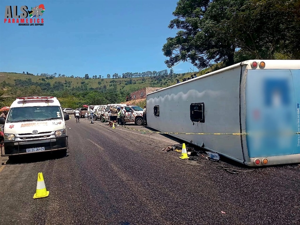 One dead, 57 injured in KZN bus crash | News24