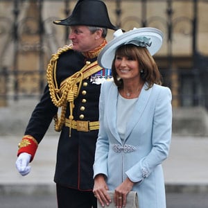 Carole middleton mother of the store bride outfit