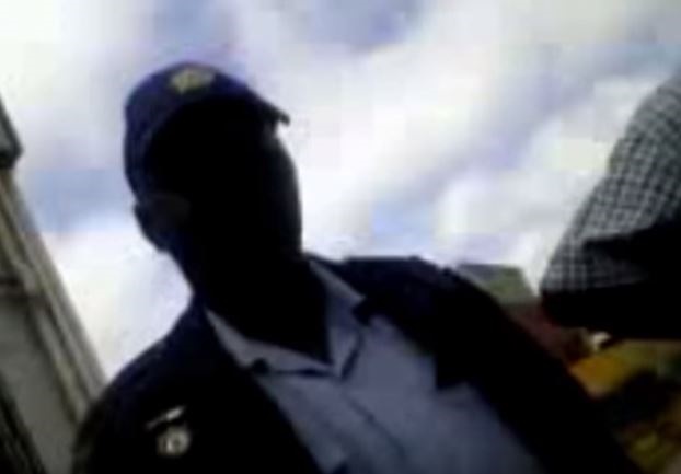 Screengrab of Tsotsi cop