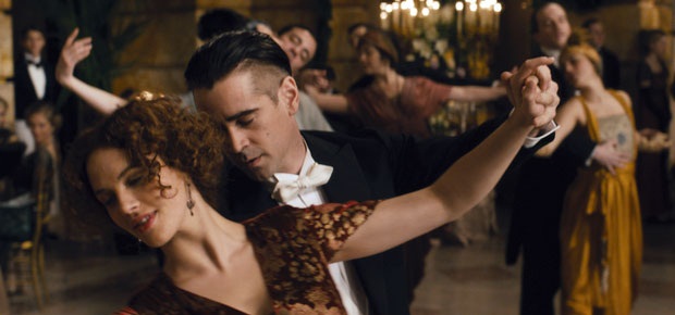 Colin Farrell and Jessica Brown Findlay in a scene from Winter's Tale (Warner Bros)