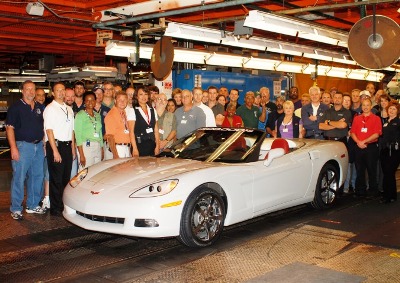 ALL AMERICAN: Workers at GM’s Bowling Green have reason to smile as a significant investment to build the next-generation Corvette has secured their futures employment.