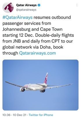 Qatar: the tweet that now isn't