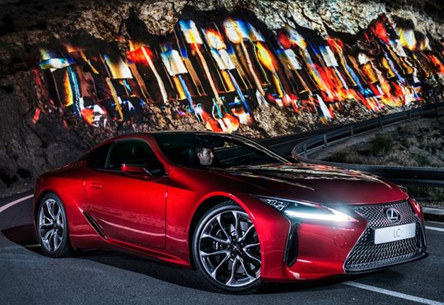 <B>GOOD LOOKS:</B> The sound that the Lexus LC 500 emits is almost just as beautiful as the car's looks. <I>Image: QuickPic</I>