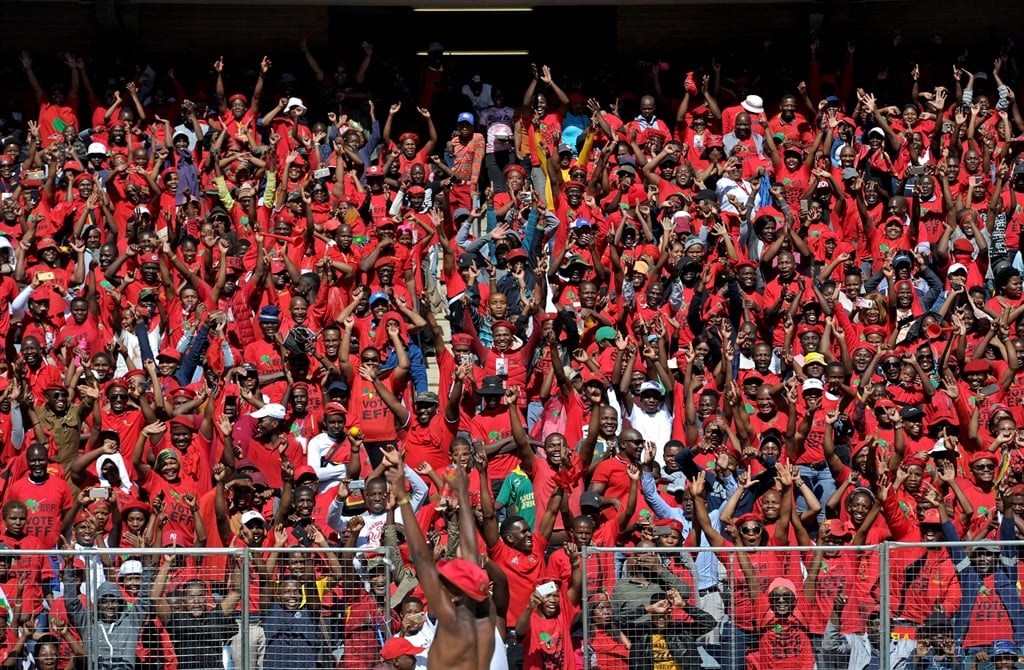 May 05.2019. EFF supporters at the partys Tshela T