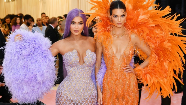 Kendall and Kylie Jenner attend the 2019 Met Gala Celebrating Camp: Notes on Fashion at Metropolitan Museum of Art