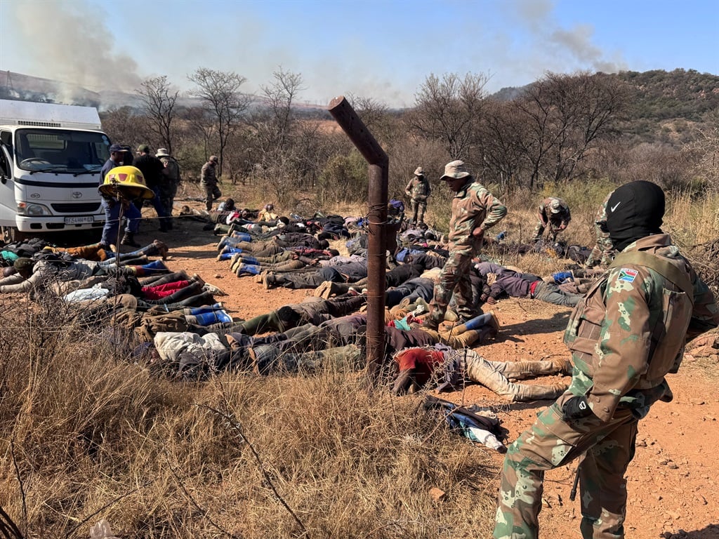 Over 200 suspected illegal miners arrested during massive police raid in Westonoria, Gauteng