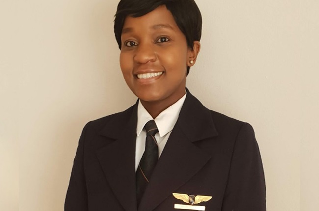 Airline pilot Refilwe Moreetsi