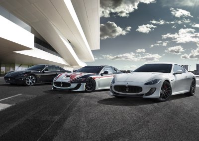 INSPIRED: The MC Stradale traces its roots to the Maserati GranTurismo (left) and the MC Trofeo race car (centre). <a href="http://www.wheels24.co.za/Galleries/Image/Maserati/GranTurismo%20MC%20Stradale" target="_blank">Image gallery</a>