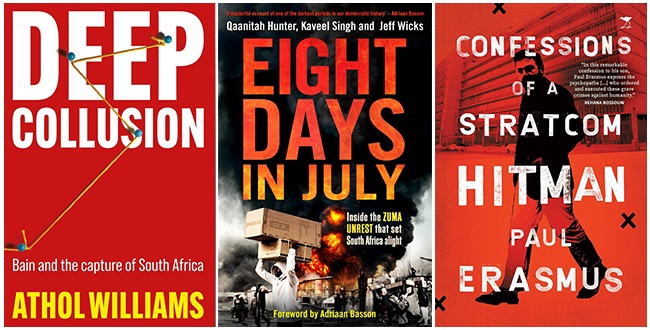 Deep Collusion, Eight Days in July, and Confessions of a Stratcom Hitman. (Supplied)