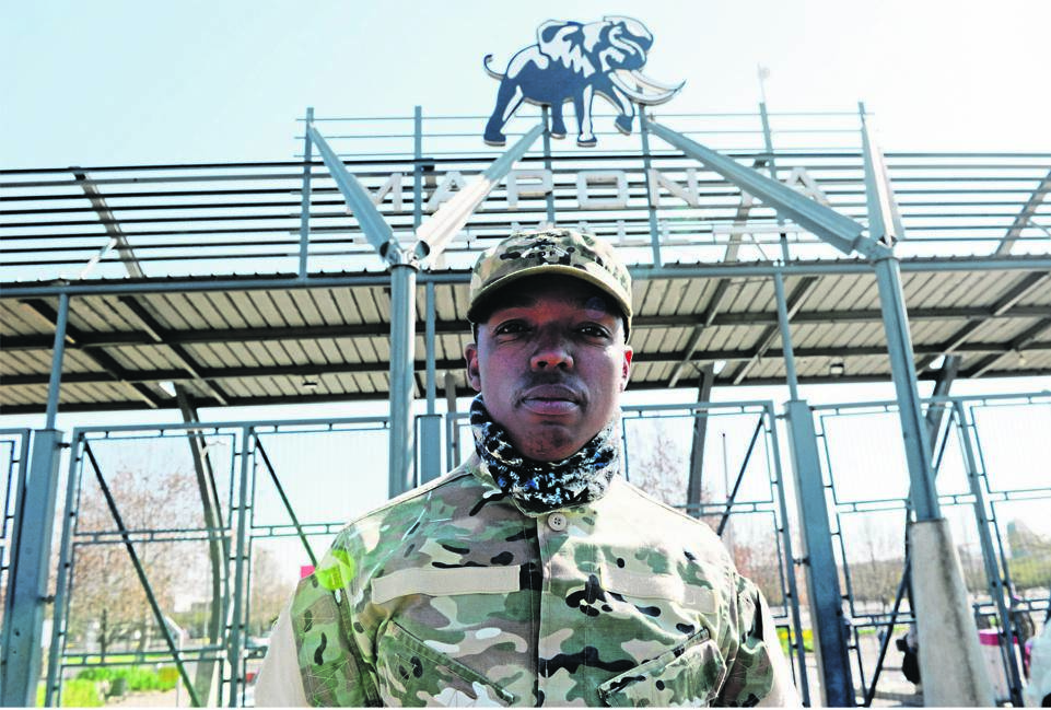Second-generation civil militia and community leader Nhlanhla Lux and his team protected Maponya Mall from looters. Photo: Elizabeth Sejake / Gallo Images