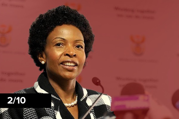 Minister of Women, Youth and Persons with Disabilities Maite Nkoana-Mashabane