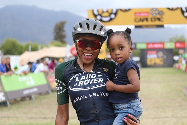 For riders who complain they don’t have time to train. Letshego shows the value of time management. (Photo: Letshego Zulu)