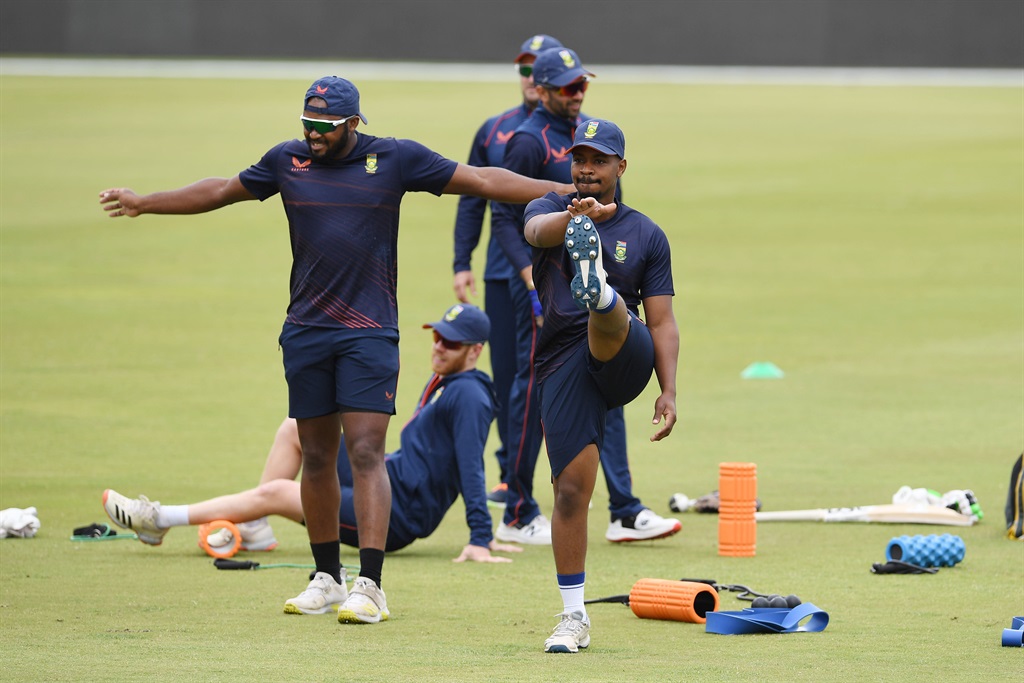 Members of the Proteas ODI squad during training. (Photo by Lefty Shivambu/Gallo Images)