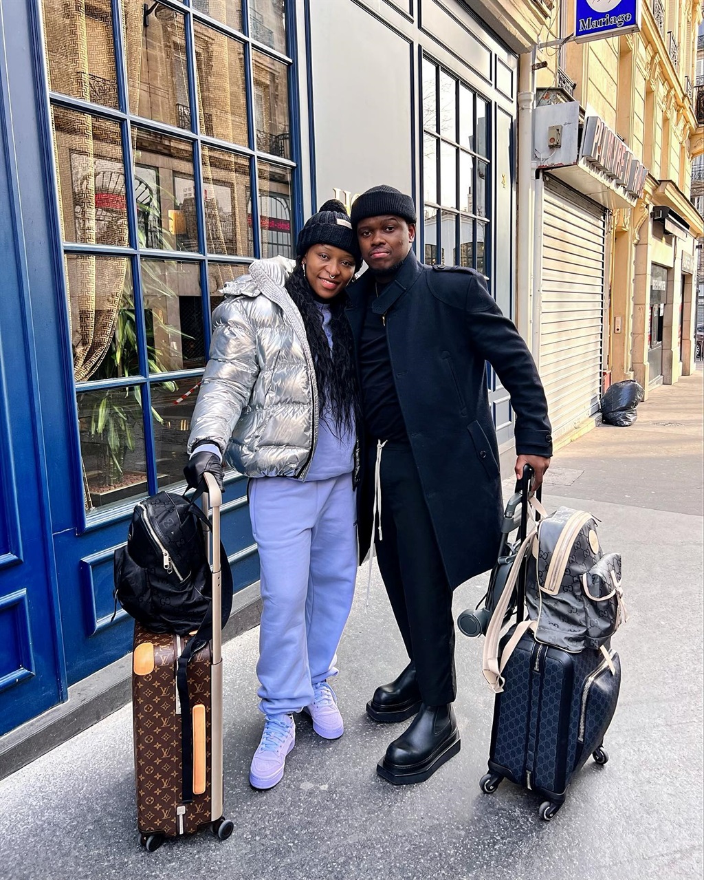 DJ Zinhle and Murdah Bongz are living it up in Paris, France.