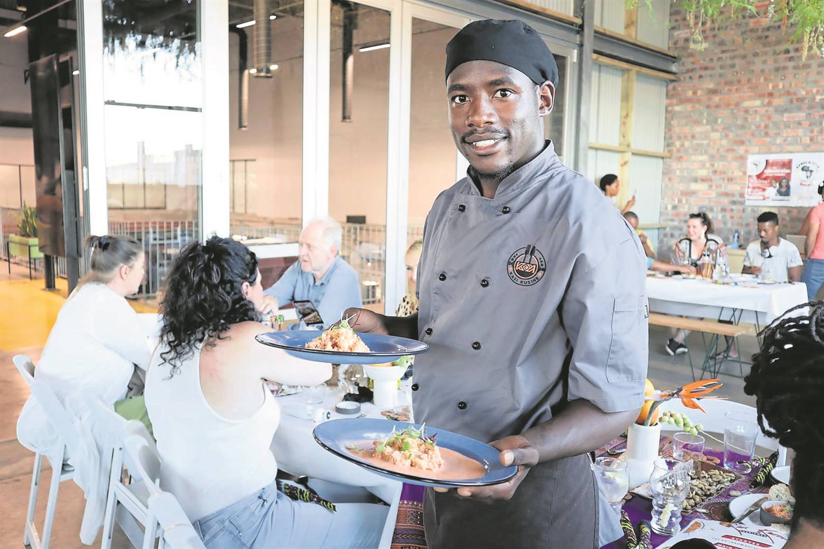 Thabisho Sechogela had his first pop-up food tasting event on Saturday 5 March. PHOTO: supplied