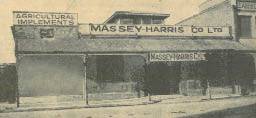 Die eerste kantoor van Massey-Harris in Suid-Afrika wat in 1926 in Durban geopen is. 
